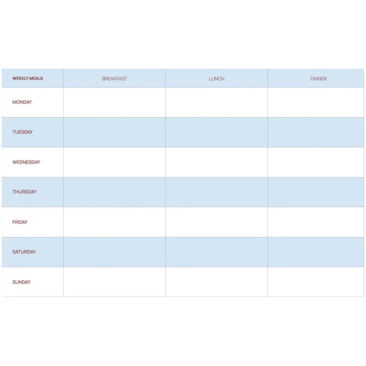 A-Journal Meal Planner