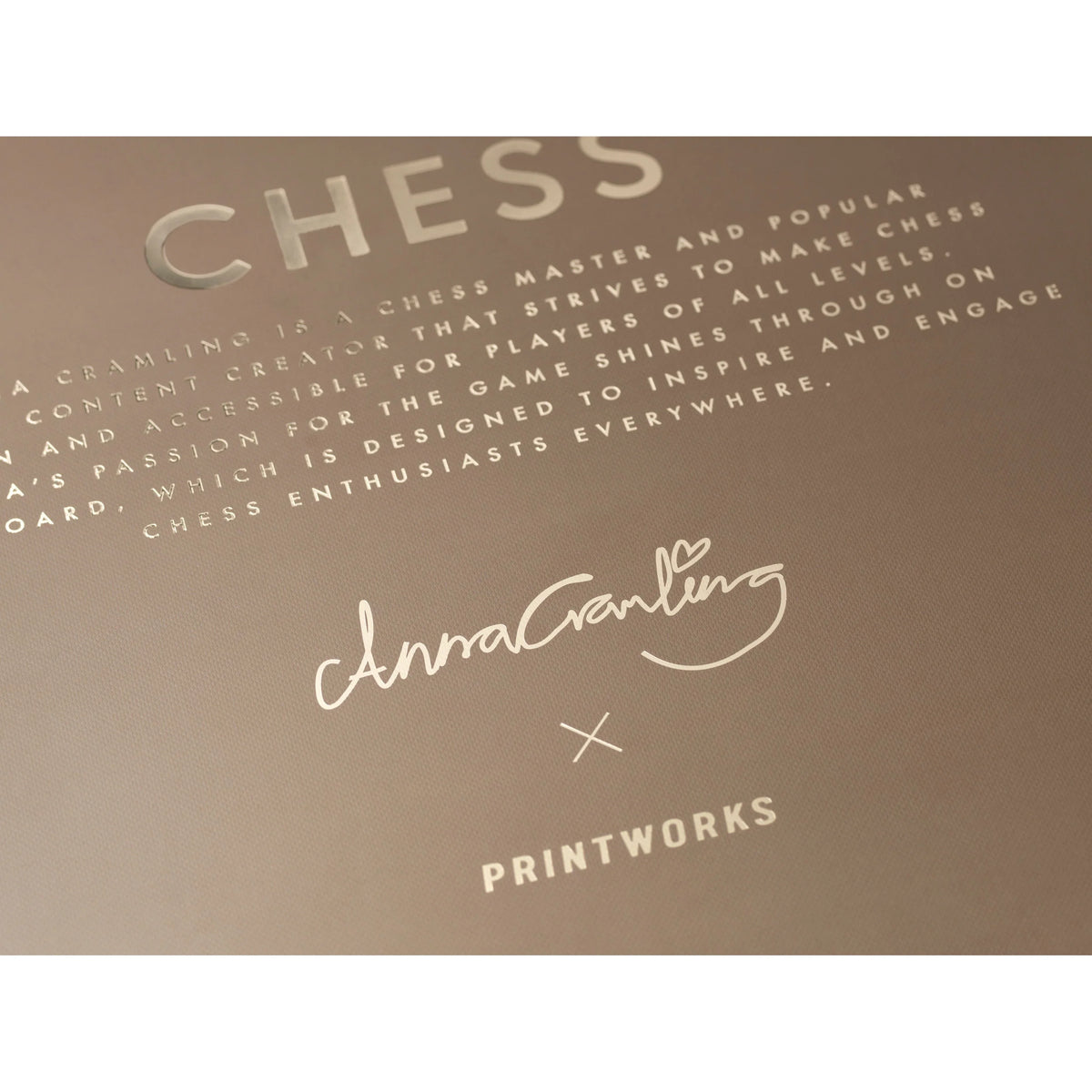 Dim Gray Schachspiel - Anna Cramling Edition