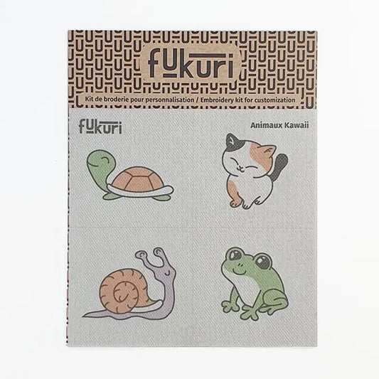 Light Gray Stickerei - Stickvorlage - Kawaii-Tiere
