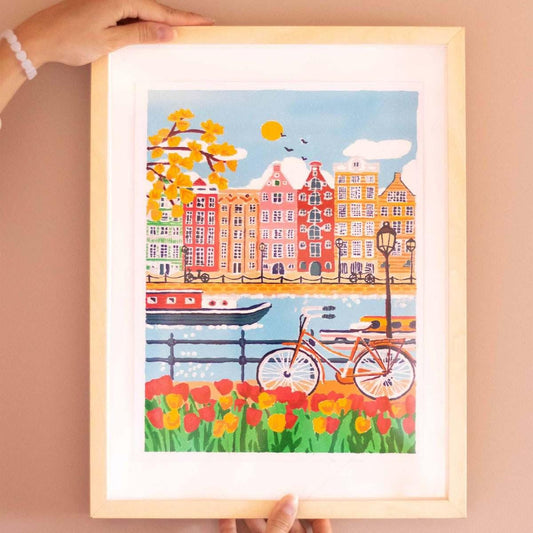 Wheat Malen nach Zahlen Set - Amsterdam