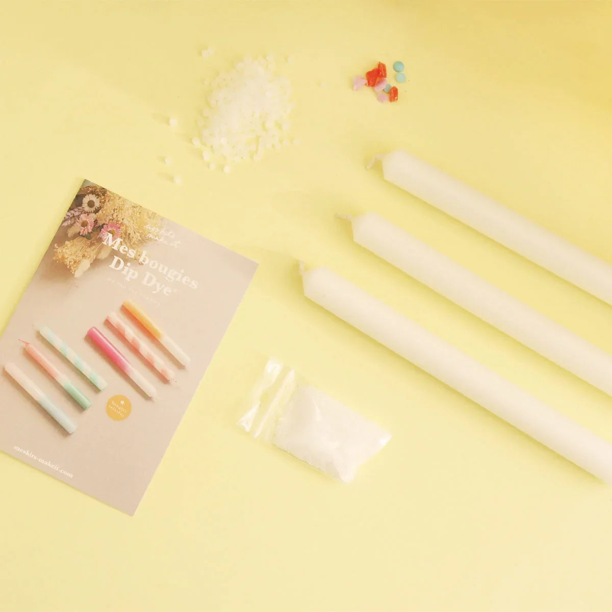 Pale Goldenrod DIY Set 09 - Kerzen Mint