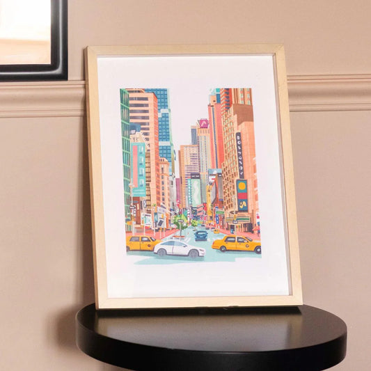 Gray Malen nach Zahlen Set - Broadway and West 53RD
