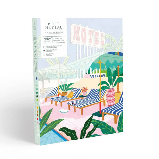 Lavender Malen nach Zahlen Set - Motel Pool