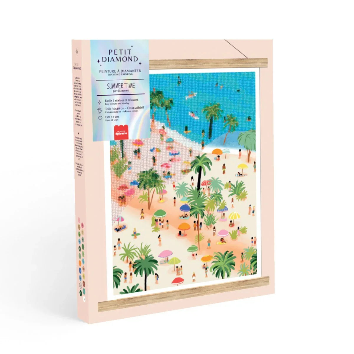 Light Gray Diamond Painting Set - Summer Time