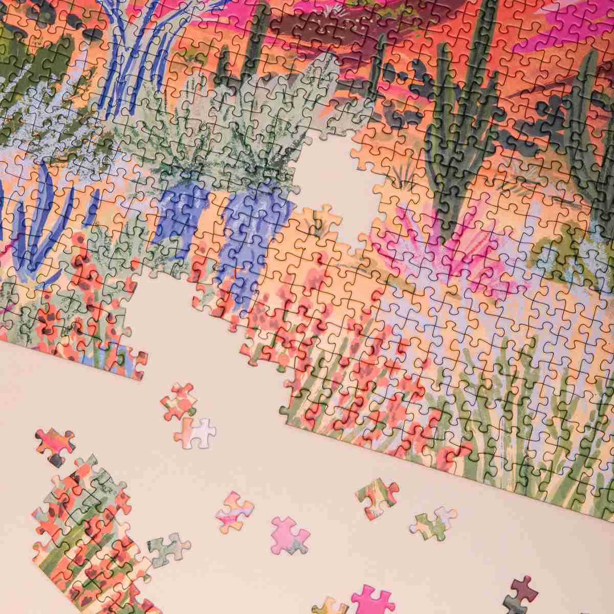 Gray Puzzle Bright Desert - 1000 Teile