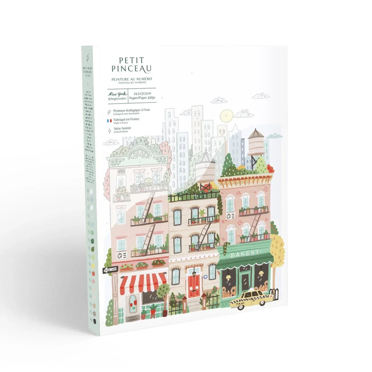 Light Gray Malen nach Zahlen Set - New York