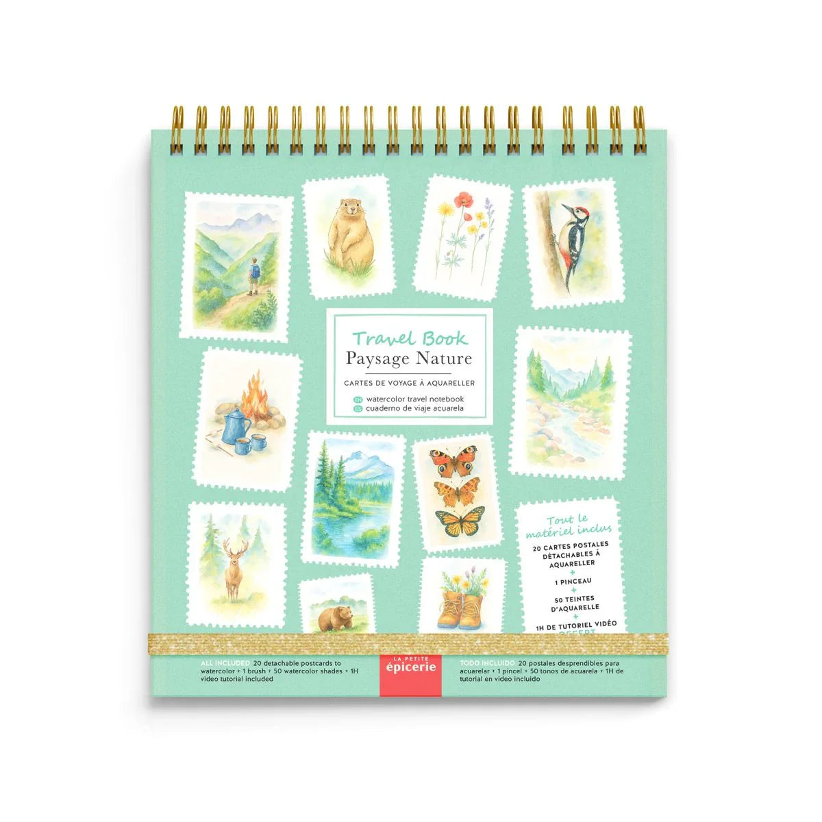 Light Gray Travel Book - Landschaft & Natur