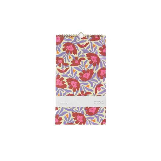 Gray Fabrique a la Carte Geburtstagskalender Blumen Beige - Immerwährend 32,5x18cm