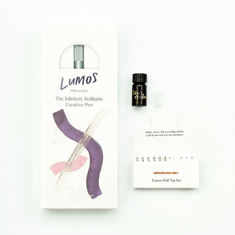 White Smoke Lumos Pro Duo Sage – Nachfüllbarer Premium-Stift mit 11 austauschbaren Spitzen
