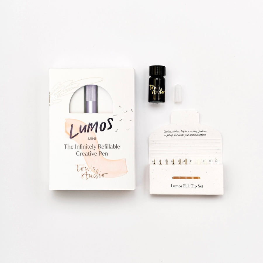 White Smoke Lumos Mini Lilac - Kompakter Nachfüllbarer Stift mit 11 Profispitzen