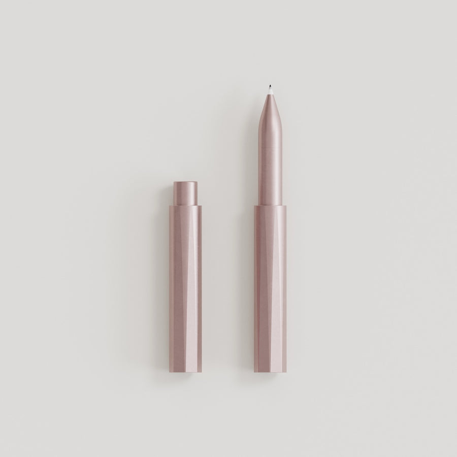 Light Gray Wren Blush - Nachfüllbarer Premium-Tintenschreiber mit japanischer Schreibspitze