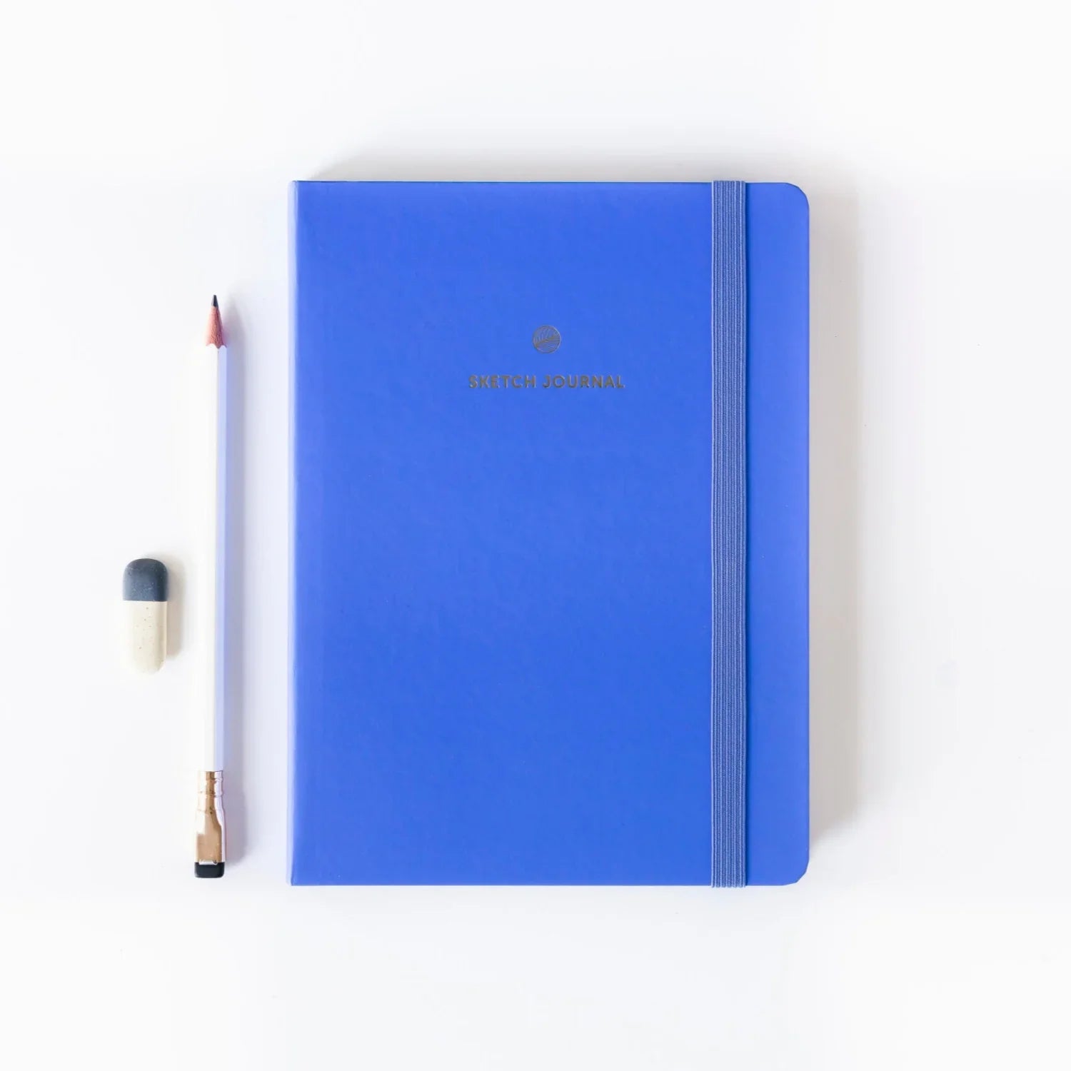 White Smoke A-Journal Skizzenbuch Blau - Blanko Zeichenblock für Künstler