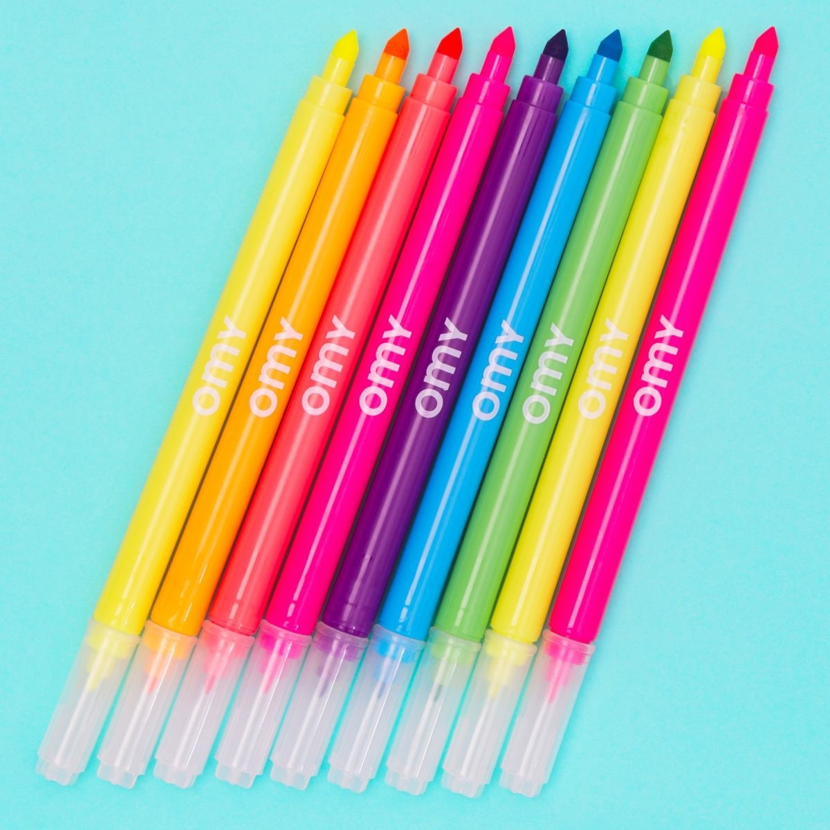 Box mit 9 Filzstiften Neon - Bild 3
