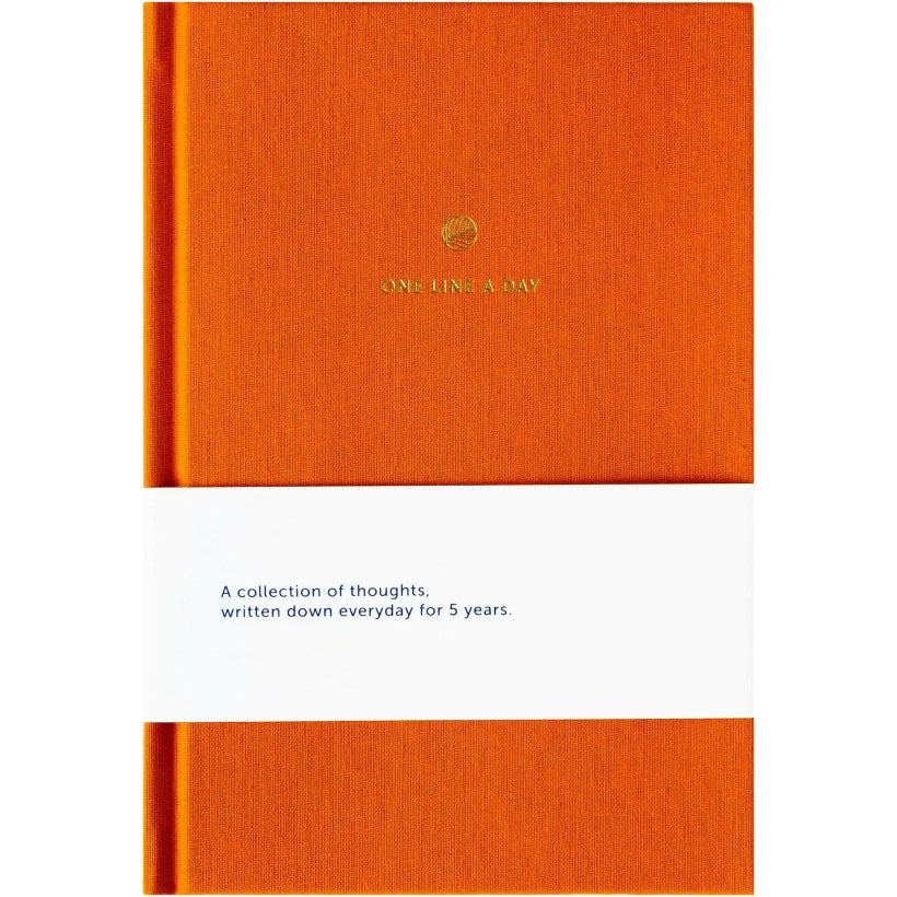 A-Journal 5-Jahres-Tagebuch One Line a Day - Orange