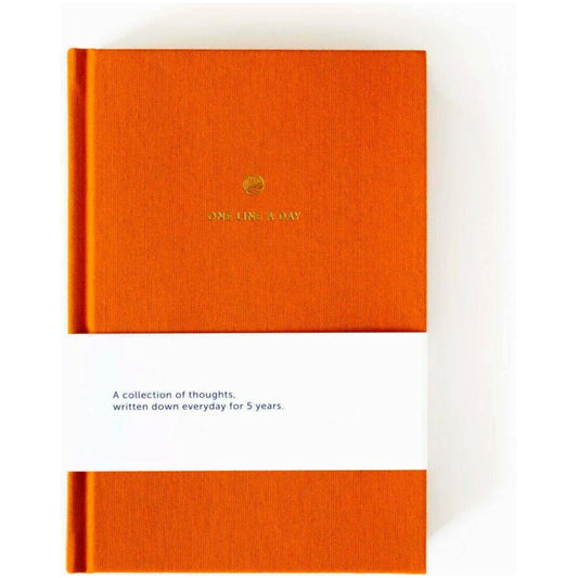A-Journal 5-Jahres-Tagebuch One Line a Day - Orange