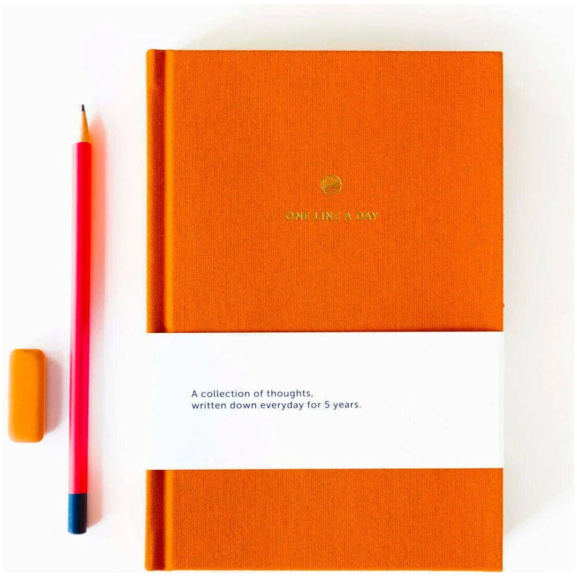 A-Journal 5-Jahres-Tagebuch One Line a Day - Orange