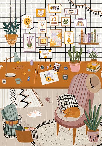 1000-teiliges Puzzle „The Workshop“: 1000 Teile